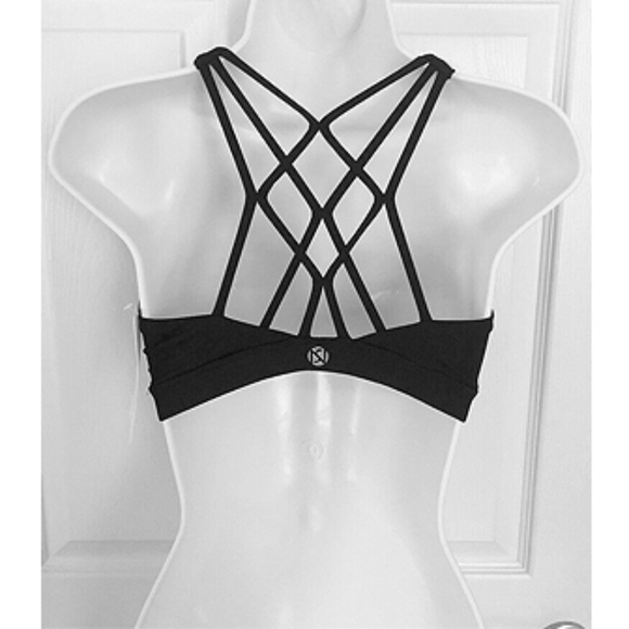 Sample Sale Tops - Sample Sale Cross-back Padded Yoga Sport Bra